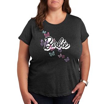Plus Barbie® Butterfly Logo Graphic Tee