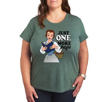 Disney Princess Belle Plus One More Page Graphic Tee