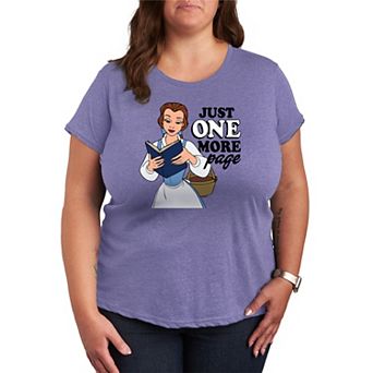 Disney Princess Belle Plus One More Page Graphic Tee