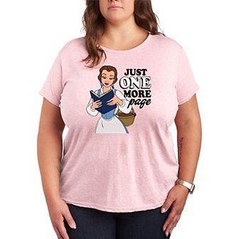 Disney Princess Belle Plus One More Page Graphic Tee