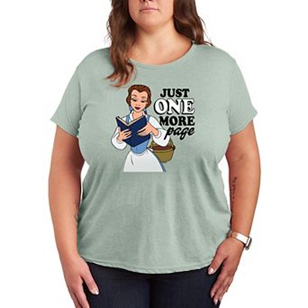 Disney Princess Belle Plus One More Page Graphic Tee