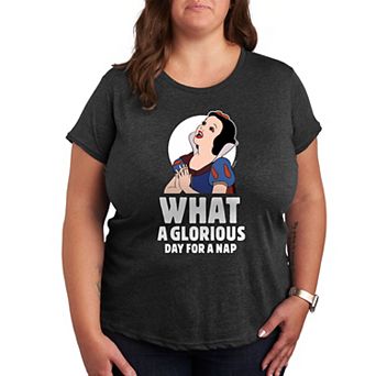 Disney Princess Snow White Plus Nap Graphic Tee
