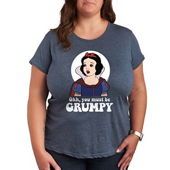 Disney Princess Snow White Plus Must Be Grumpy Graphic Tee