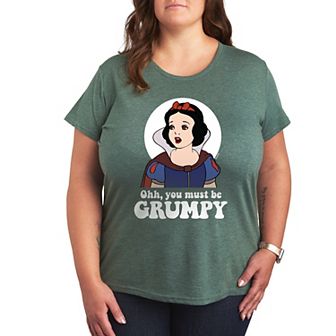Disney Princess Snow White Plus Must Be Grumpy Graphic Tee