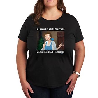 Disney Princess Belle Plus Library Graphic Tee