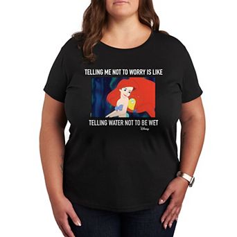 Disney Princess Ariel Plus Not To Worry Graphic Tee