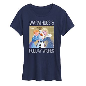 Disney's Frozen 2 Women's Holiday Wishes Graphic Tee