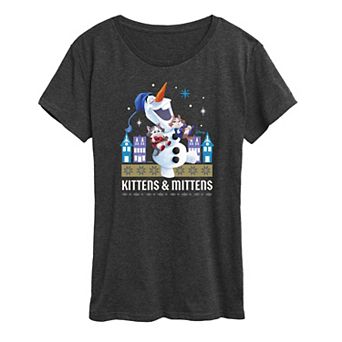 Disney's Frozen 2 Women's Kittens Mittens Graphic Tee