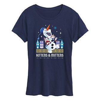 Disney's Frozen 2 Women's Kittens Mittens Graphic Tee