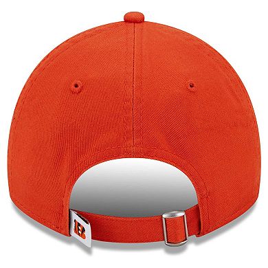 Women's New Era Orange Cincinnati Bengals Main Core Classic 2.0 9TWENTY Adjustable Hat