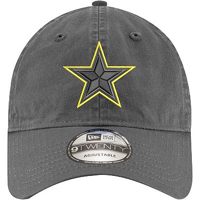 Men's New Era Graphite Dallas Cowboys Volt 9TWENTY Adjustable Hat