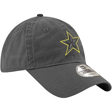 Men's New Era Graphite Dallas Cowboys Volt 9TWENTY Adjustable Hat