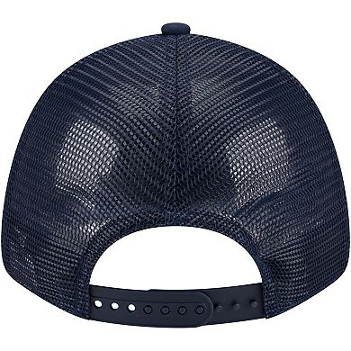 Men's New Era Navy Dallas Cowboys Plate 9FORTY Trucker Adjustable Hat