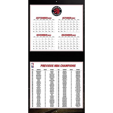 Toronto Raptors 2024 12'' x 12'' Team Wall Calendar