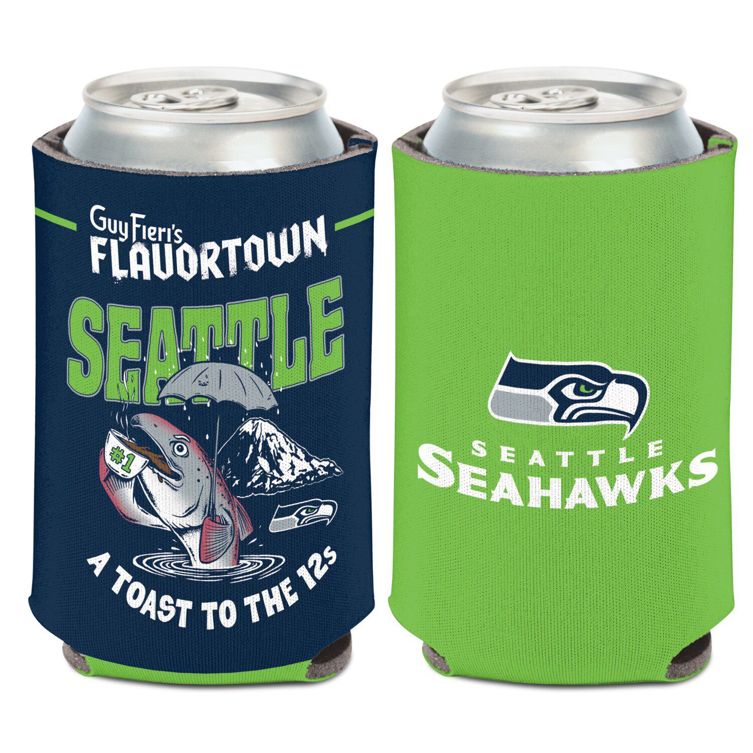 WinCraft Seattle Seahawks NFL X Guy Fieri’s Flavortown 12oz. Can Cooler