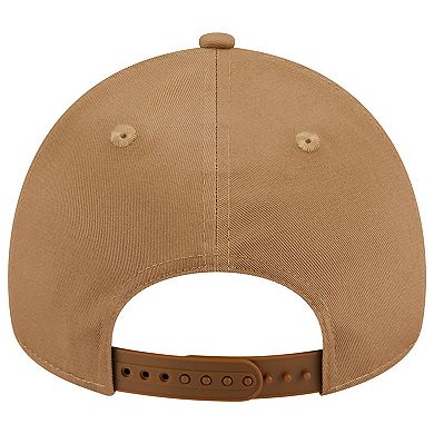 Men's New Era Khaki Chicago White Sox A-Frame 9FORTY Adjustable Hat