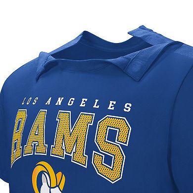 Men's Royal Los Angeles Rams Home Team Adaptive T-Shirt