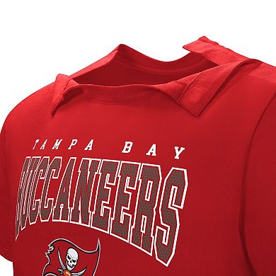 Men's Red Tampa Bay Buccaneers Home Team Adaptive T-Shirt