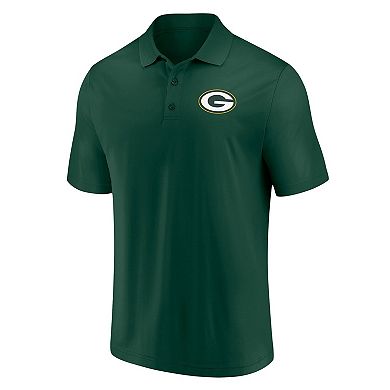 Men's Fanatics Branded Green Green Bay Packers Component Polo