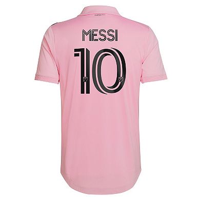 Men's adidas Lionel Messi Pink Inter Miami CF 2023 The Heart Beat Kit Authentic Jersey