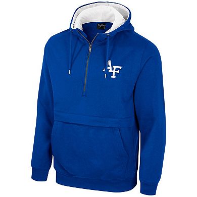 Men's Colosseum Royal Air Force Falcons Half-Zip Hoodie
