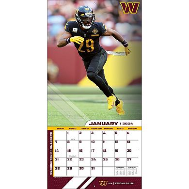 Washington Commanders 7'' x 7'' 2024 Mini Wall Calendar