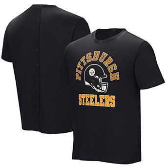 Men's Black Pittsburgh Steelers Field Goal Assisted T-Shirt