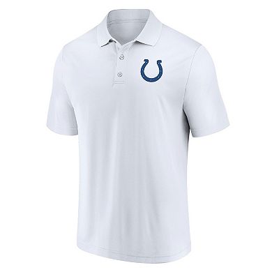 Men's Fanatics Branded White Indianapolis Colts Component Polo