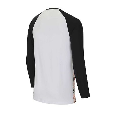 Men's Concepts Sport White/Black Cincinnati Bengals TinselÂ Raglan Long Sleeve T-Shirt & Pants Sleep Set
