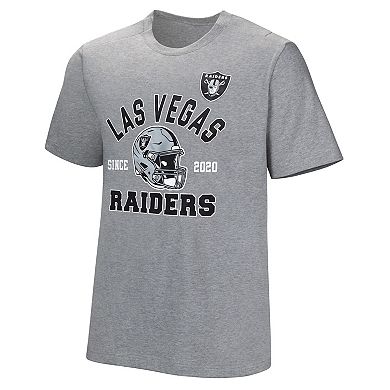 Men's Gray Las Vegas Raiders Tackle Adaptive T-Shirt
