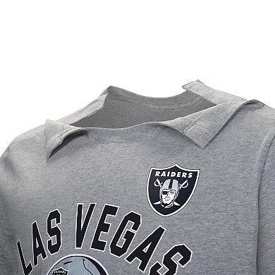 Men's Gray Las Vegas Raiders Tackle Adaptive T-Shirt