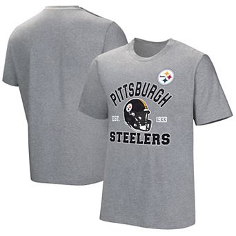 Men's Gray Pittsburgh Steelers Tackle Adaptive T-Shirt