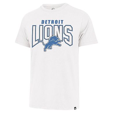 Men's '47 White Detroit Lions Restart Franklin T-Shirt