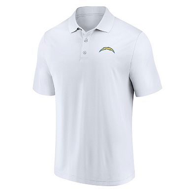 Men's Fanatics Branded White Los Angeles Chargers Component Polo