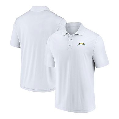 Men's Fanatics Branded White Los Angeles Chargers Component Polo