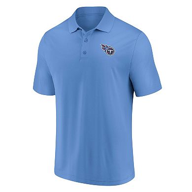 Men's Fanatics Branded Light Blue Tennessee Titans Component Polo
