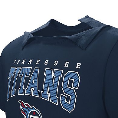 Men's Navy Tennessee Titans Home Team Adaptive T-Shirt