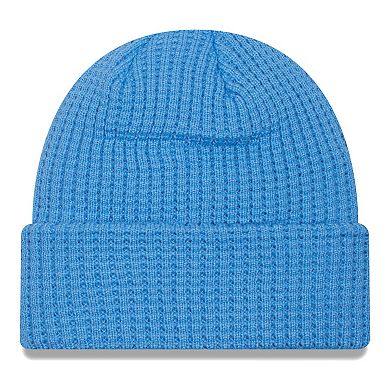 Men's New Era Light Blue Houston Oilers Prime Cuffed Knit Hat