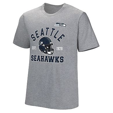 Men's Gray Seattle Seahawks Tackle Adaptive T-Shirt