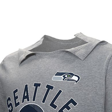 Men's Gray Seattle Seahawks Tackle Adaptive T-Shirt