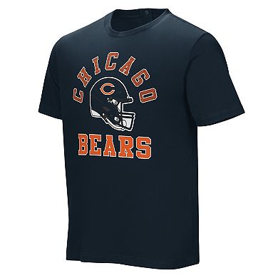 Men's Navy Chicago Bears Field Goal Assisted T-Shirt