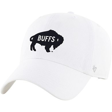 Men's '47 White Colorado Buffaloes Vintage Buffs Clean Up Adjustable Hat