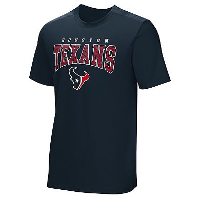 Men's  Navy Houston Texans Home Team Adaptive T-Shirt