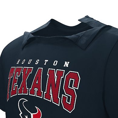 Men's Navy Houston Texans Home Team Adaptive T-Shirt