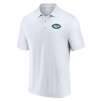 Men's Fanatics White New York Jets Component Polo