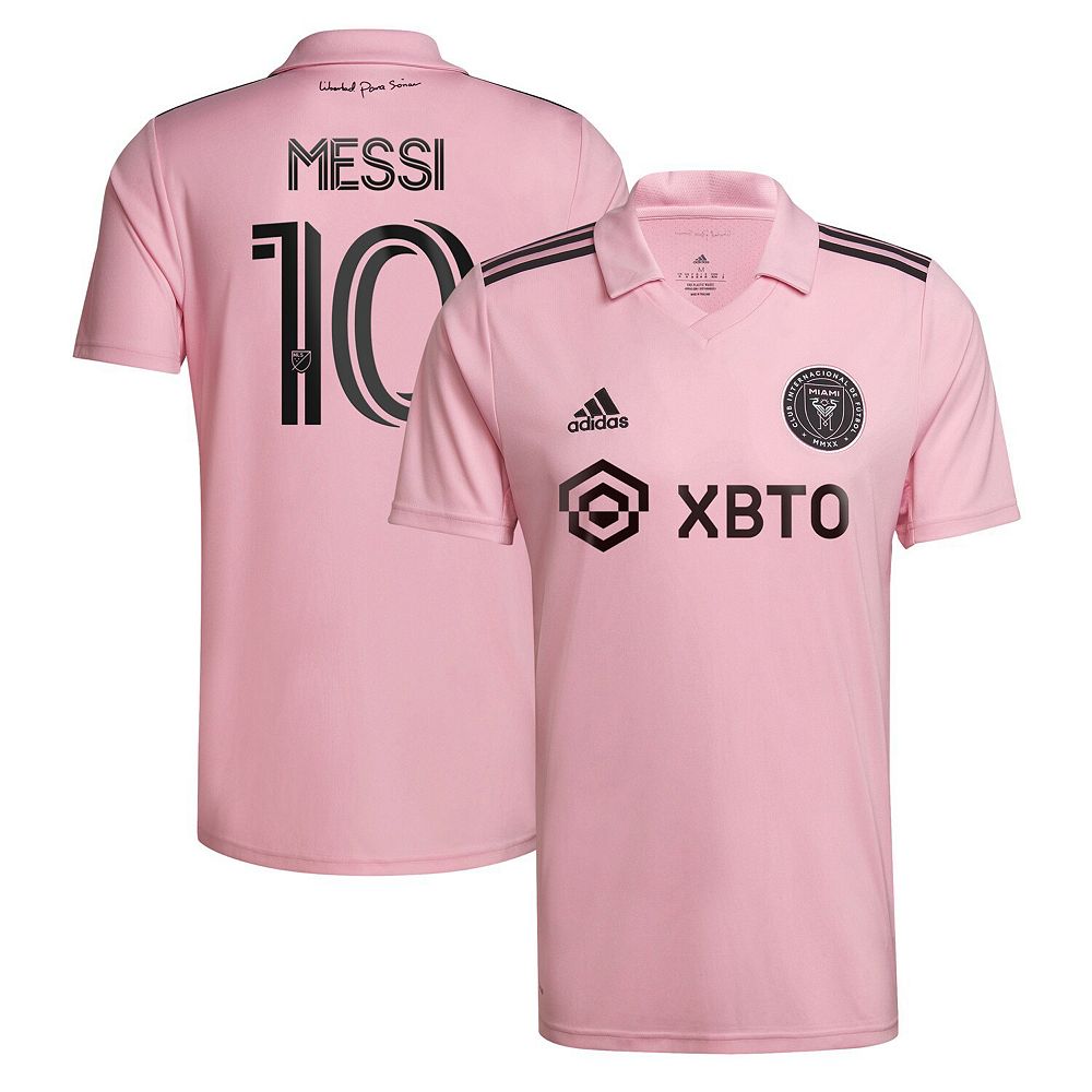 Men's adidas Lionel Messi Pink Inter Miami CF 2023 The Heart