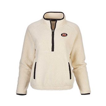Women's Natural Auburn Tigers Everest Half-Zip Top