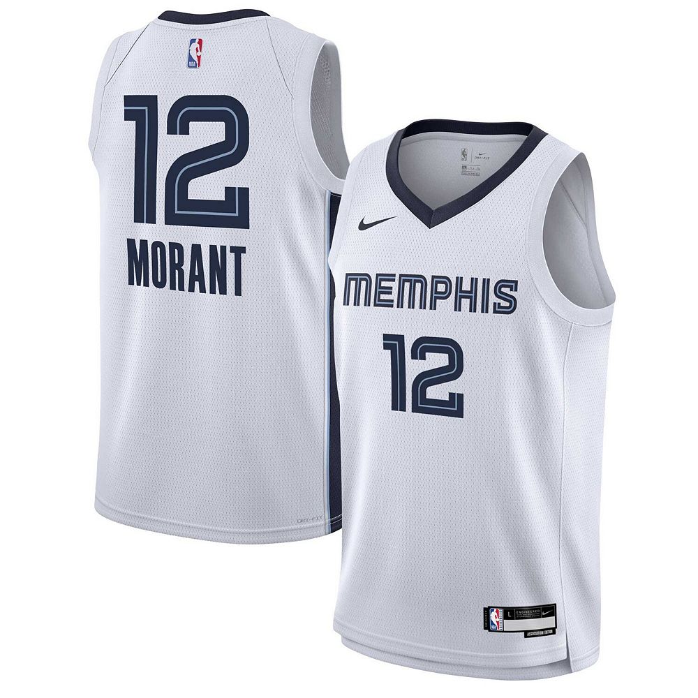 Youth Nike Ja Morant White Memphis Grizzlies Swingman Jersey