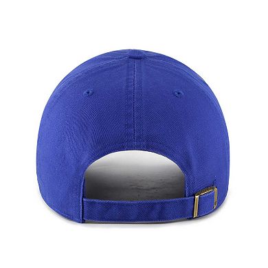 Women's '47 Blue New York Knicks Confetti Undervisor Clean Up Adjustable Hat