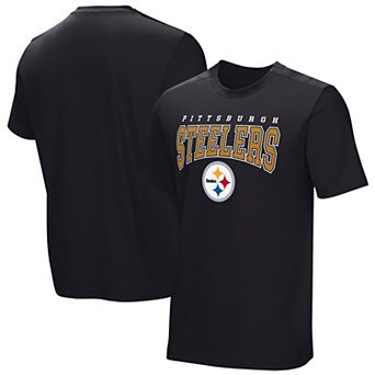Men's Black Pittsburgh Steelers Home Team Adaptive T-Shirt